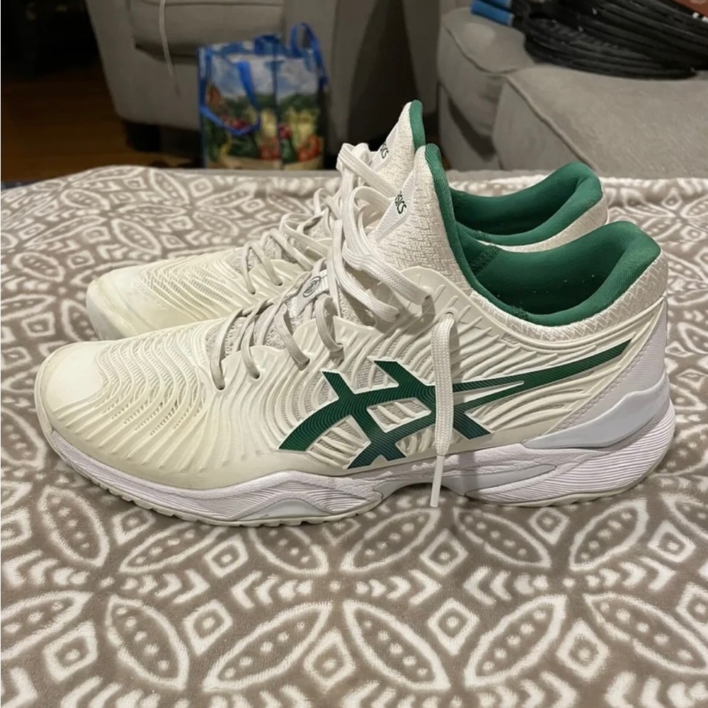 Asics Court FF 2 Tennis Shoes Mens 8 (worn by Djokovic at Wimbledon)